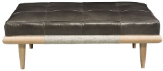 Chatham Leather Ottoman