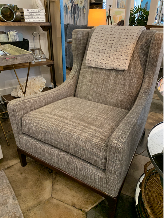 Tweed Wingback