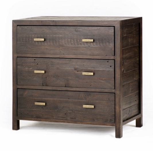 Dark Wood Small Chest