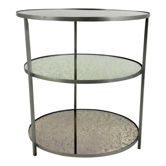 Antique Mirror Side Table